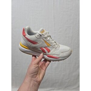 Reebok Royal Bridge 2.0 Classics Women's Size 6 Lace‎ Up Sneakers White Orange